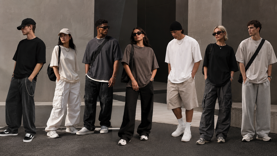 Oversized T-shirt streetwear styling – VIORA Journal