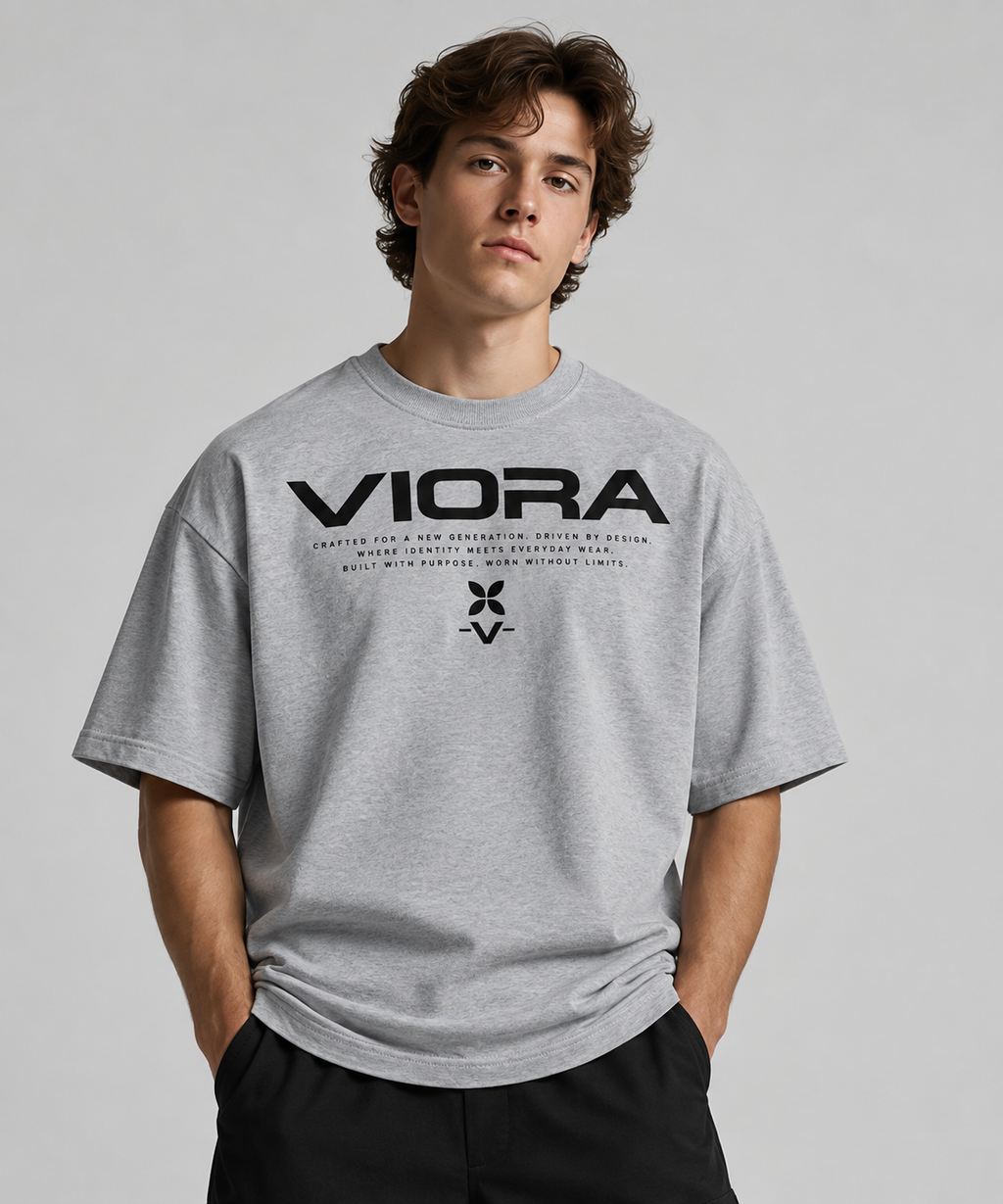 VIORA ARCHIVE ID TEE – model – front