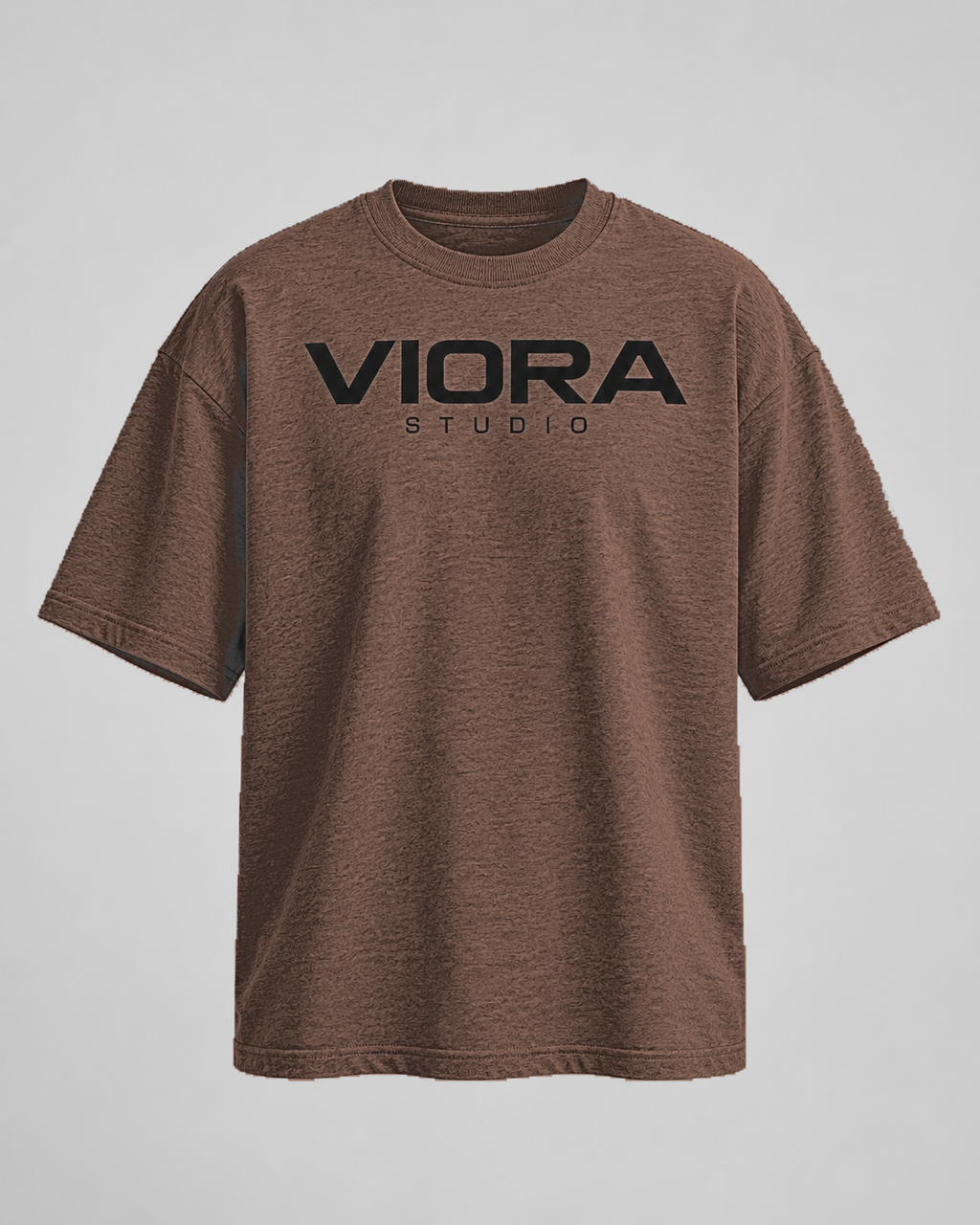 VIORA DISTRICT 26 SYSTEM TEE – Brown – front med VIORA STUDIO