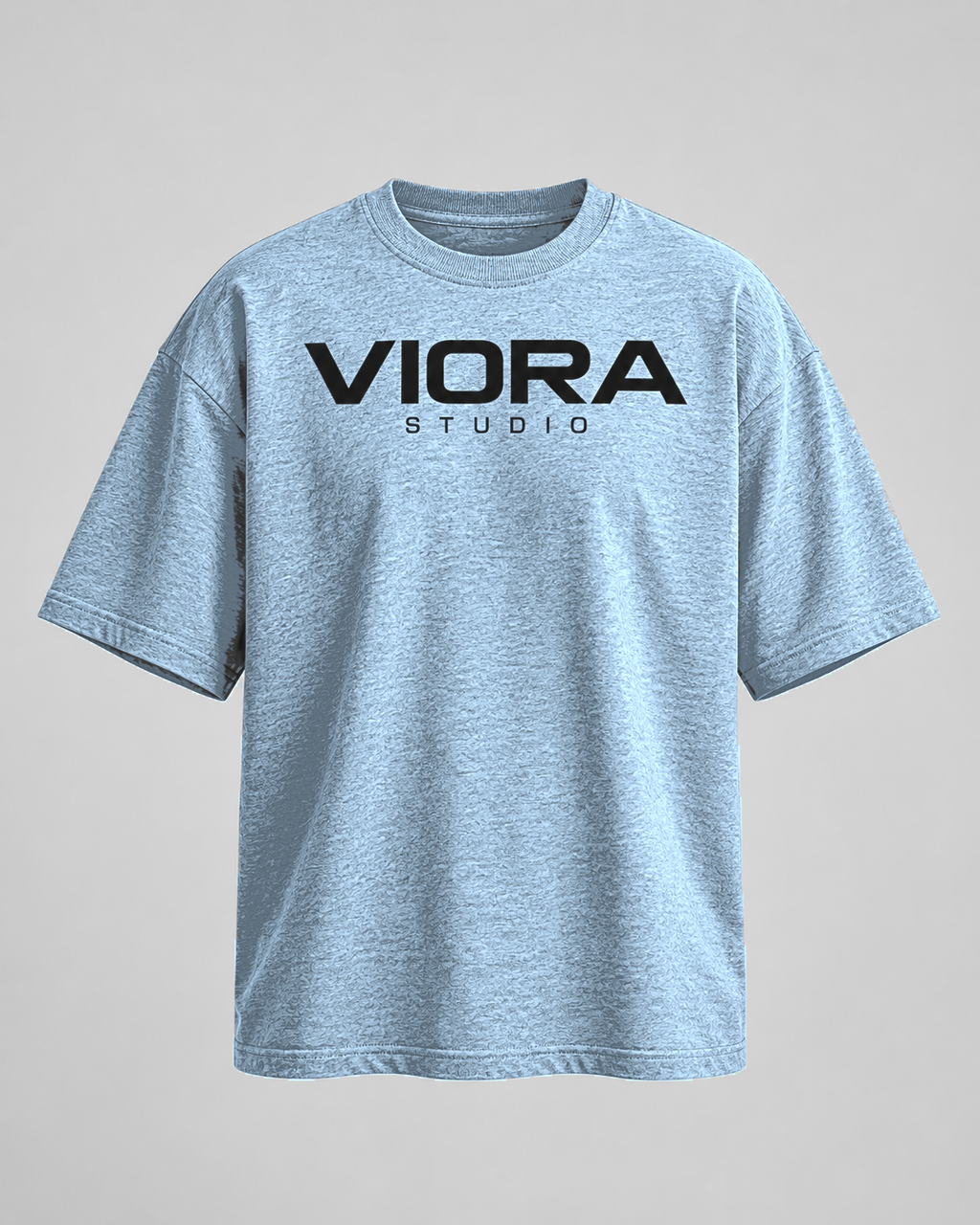 VIORA DISTRICT 26 SYSTEM TEE – Sky Blue – front med VIORA STUDIO