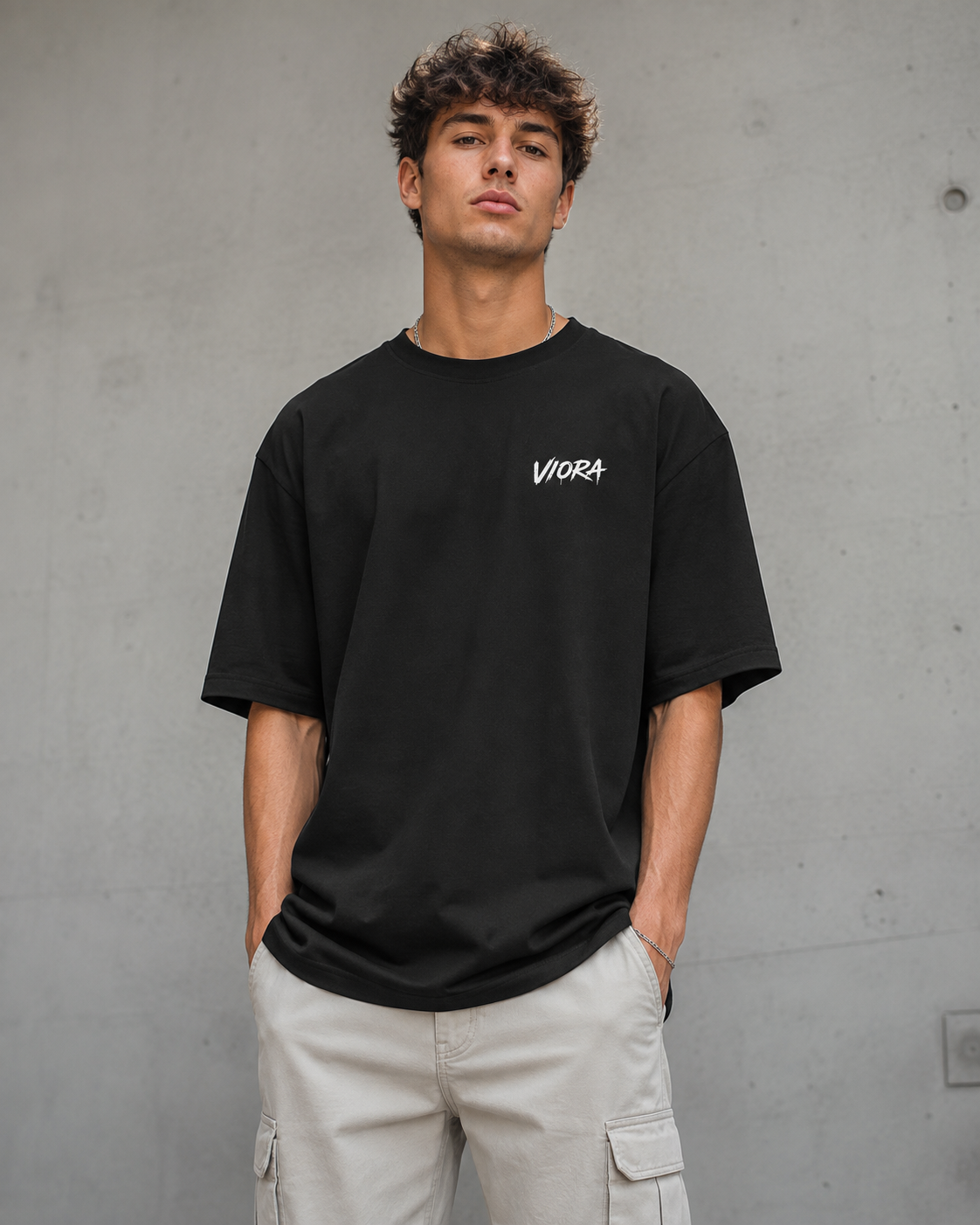 VIORA Essential Oversized T-Shirt – produktbillede 3