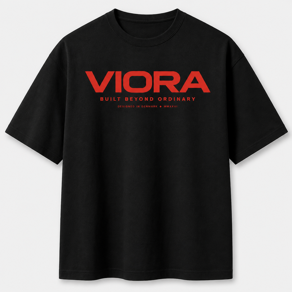 VIORA 26 REDLINE Oversized T-Shirt – produktbillede 1