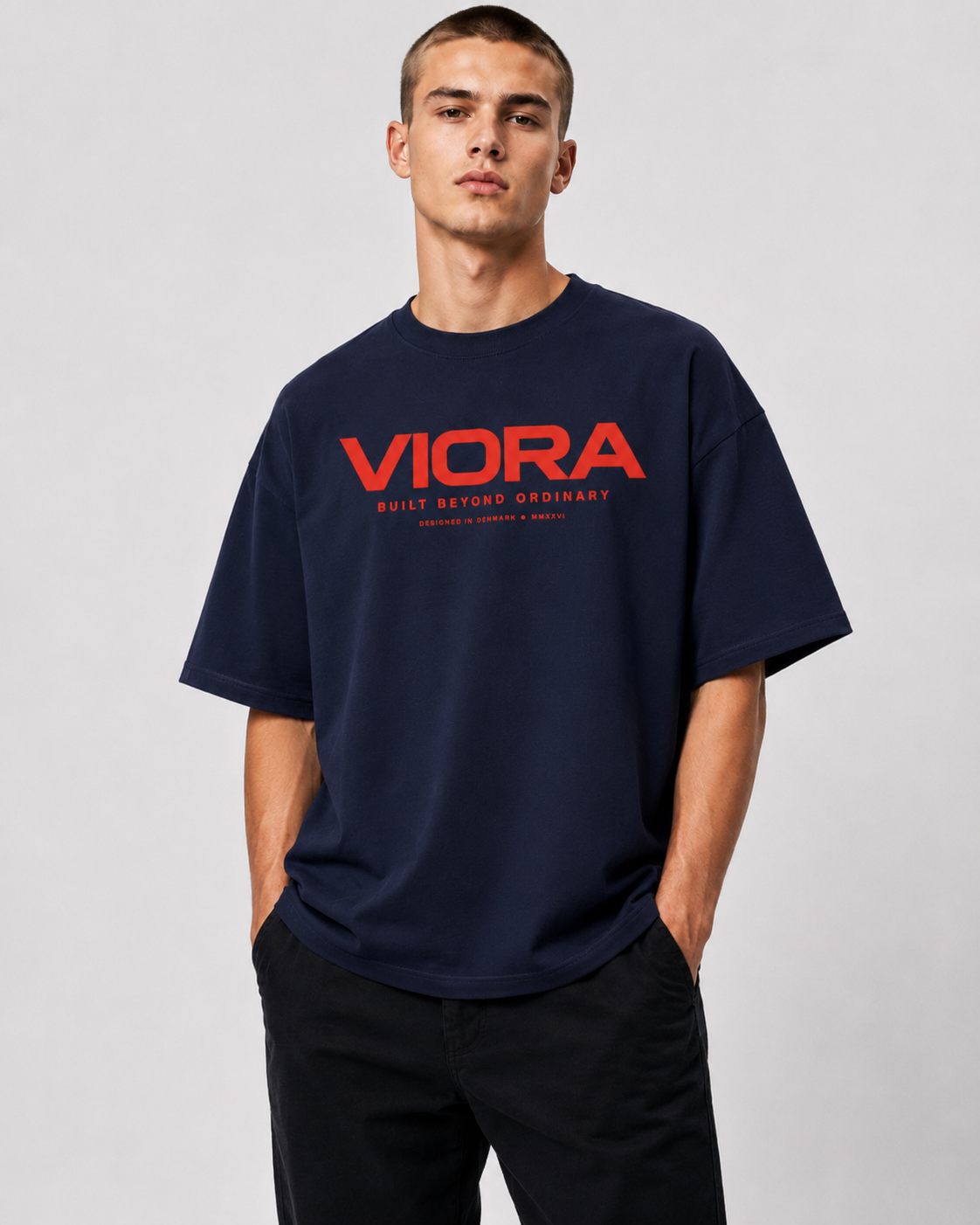 VIORA 26 REDLINE Oversized T-Shirt – produktbillede 8