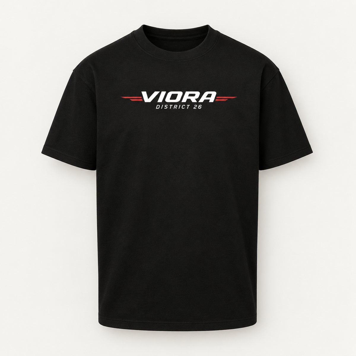 VIORA SIGNAL TEE – professionelt produktbillede front