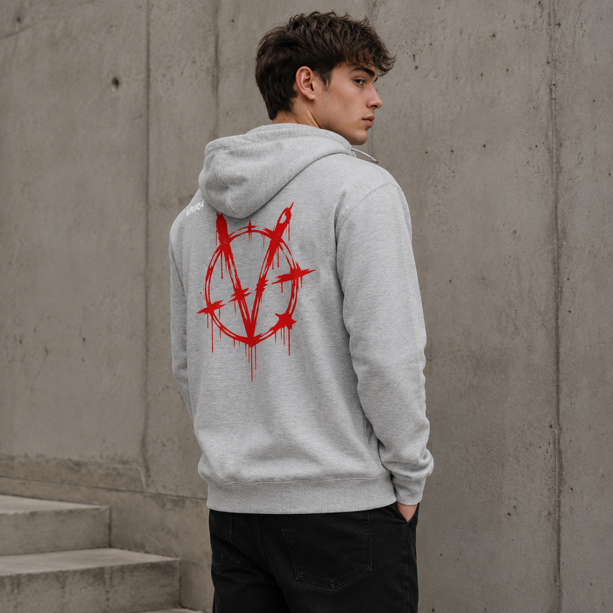 VIORA Essential Urban Zip Hoodie – produktbillede 8