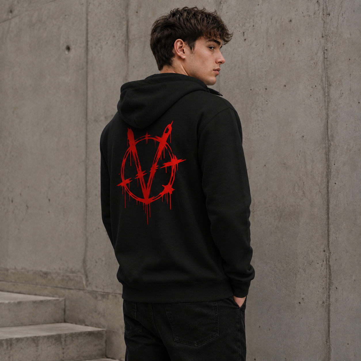 VIORA Essential Urban Zip Hoodie – produktbillede 6