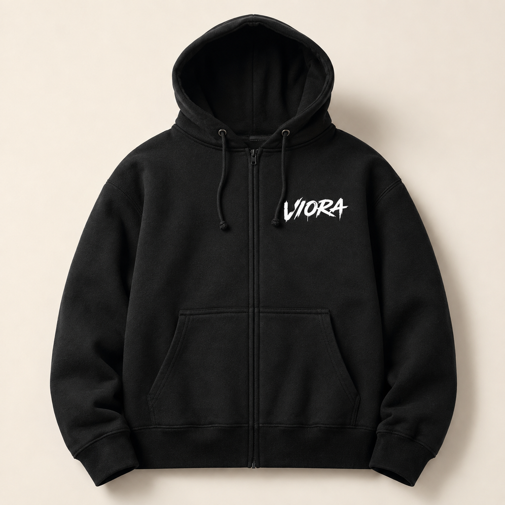 VIORA Essential Urban Zip Hoodie – produktbillede 1