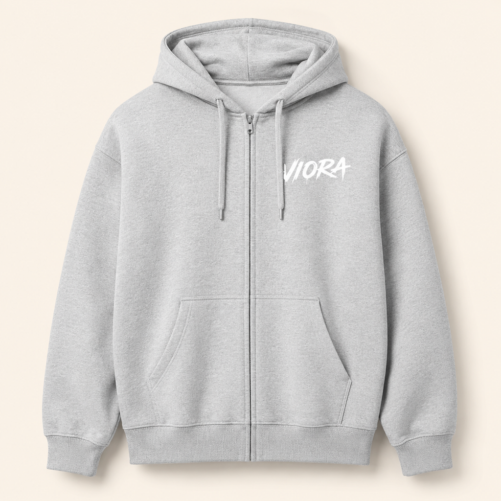VIORA Essential Urban Zip Hoodie – produktbillede 3
