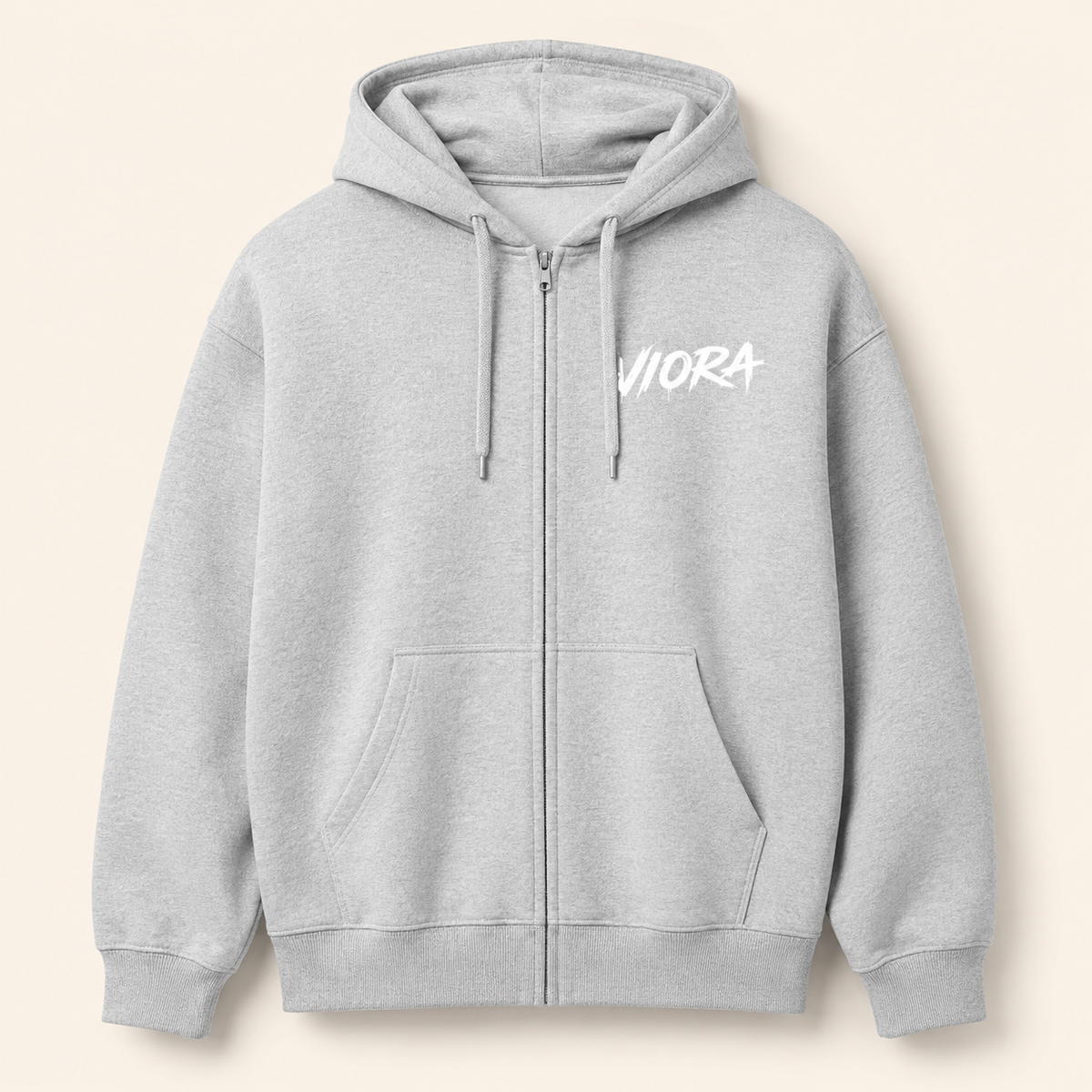 VIORA Essential Urban Zip Hoodie – produktbillede 3